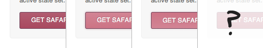screenshot of the different stages of a button state